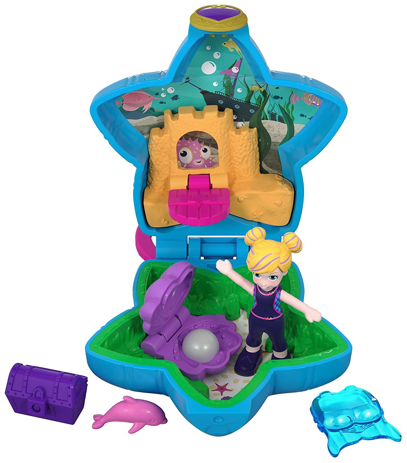 polly pocket pocket world cactus cowgirl ranch compact