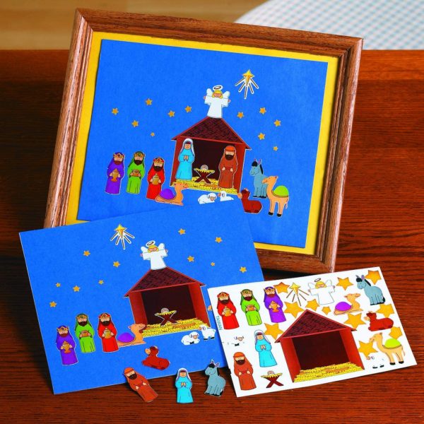 Make a Nativity Scene Sticker Sheets