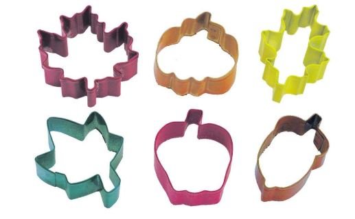 Autumn-Themed Cookie Cutters