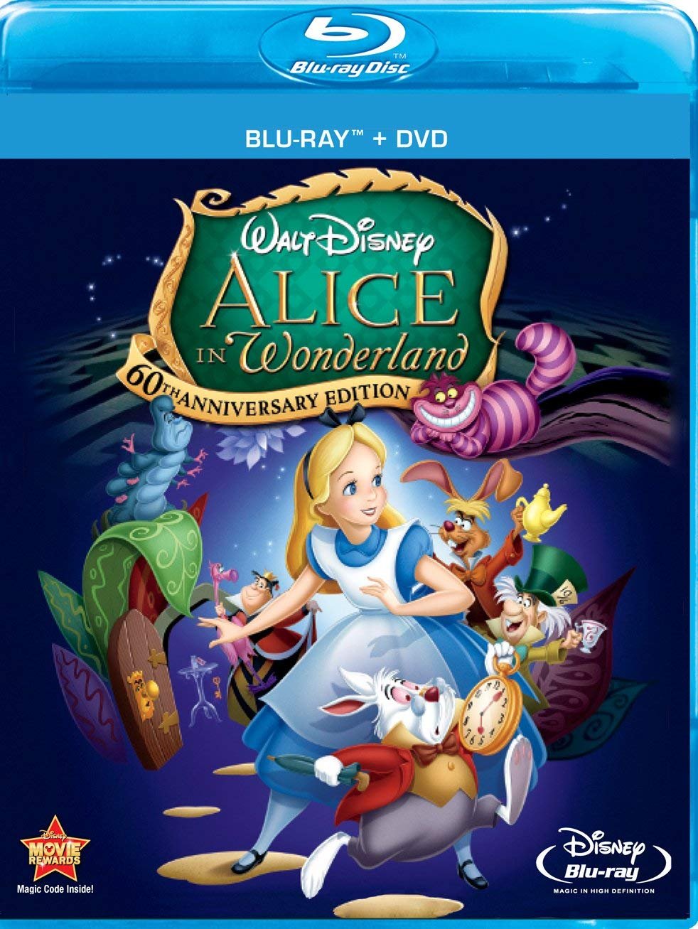 Alice In Wonderland 60th Anniversary Edition Blu-Ray Only $6.51 ...