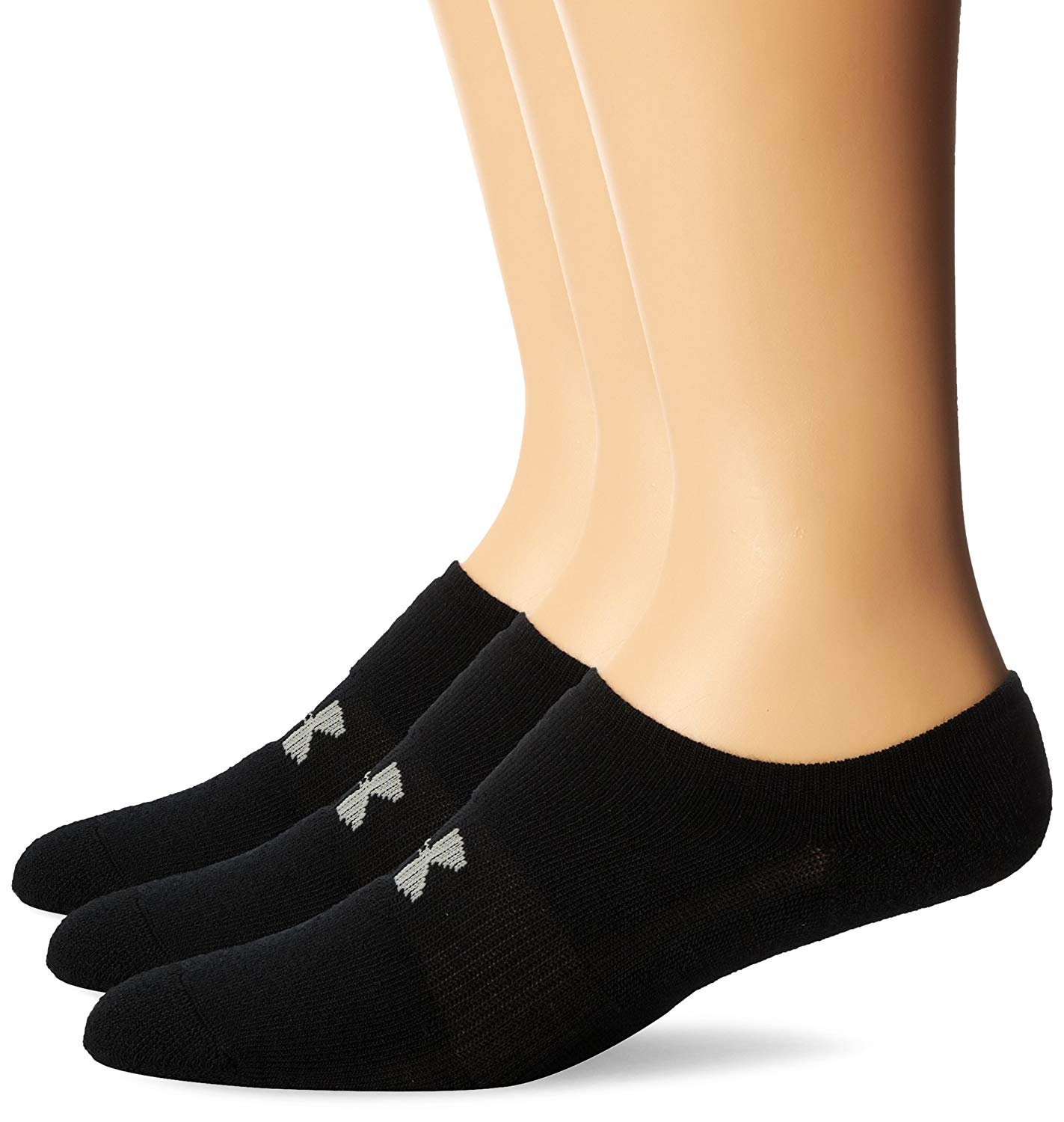 men's under armour black ankle socks