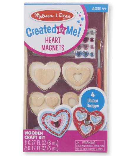 Melissa & Doug Wooden Heart Magnets Kit