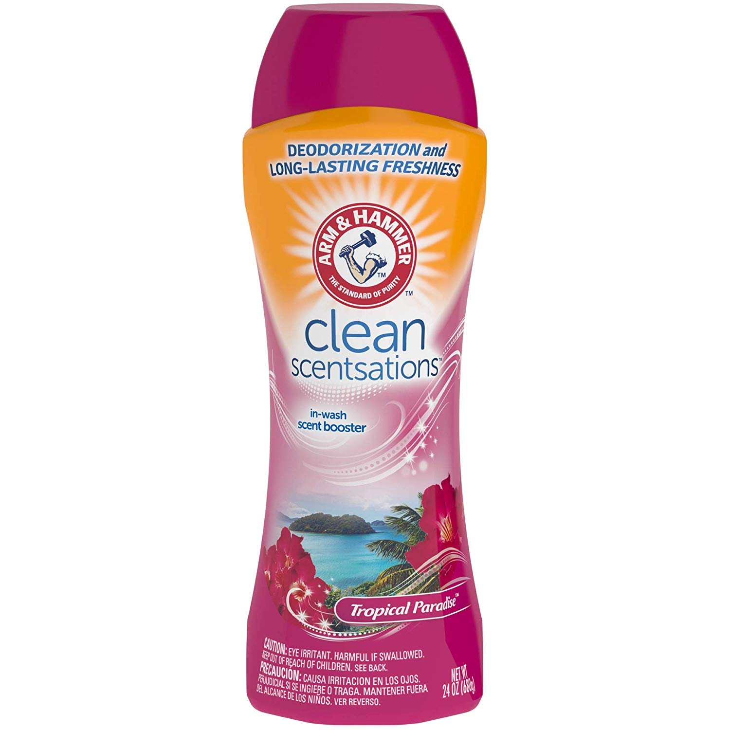 Arm Hammer Clean Scentsations In Wash Freshness Booster 24 Ounce As   Arm Hammer Clean Scentsations In Wash Freshness Booster Tropical Paradise 24 Ounce 