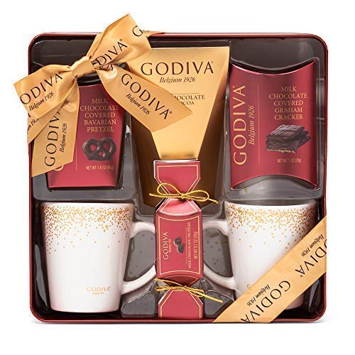 Godiva Cocoa and Treats for Two Deluxe Gift Set