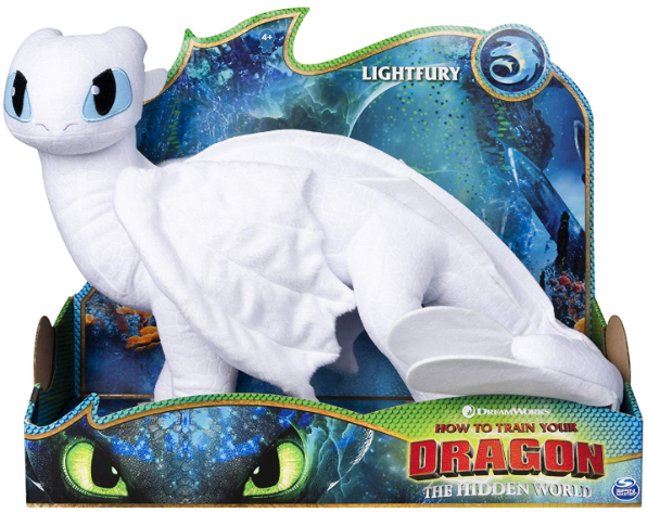 Dreamworks Dragons Lightfury Deluxe Plush Dragon