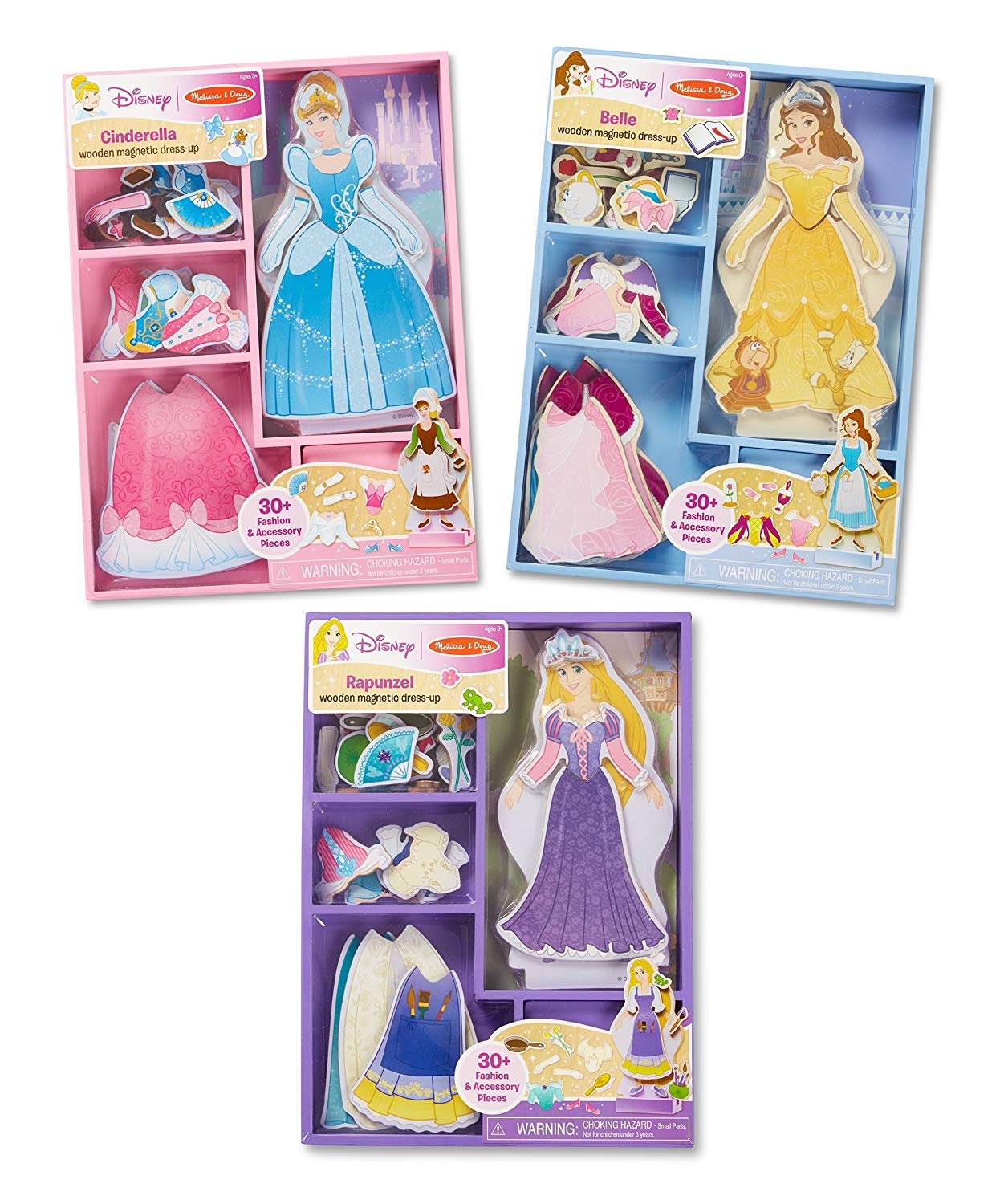 disney magnetic wooden dress up dolls