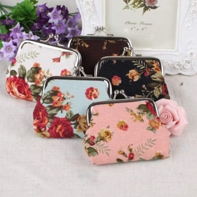 Vintage Floral Coin Purse