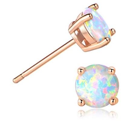 Opal Stud Earrings