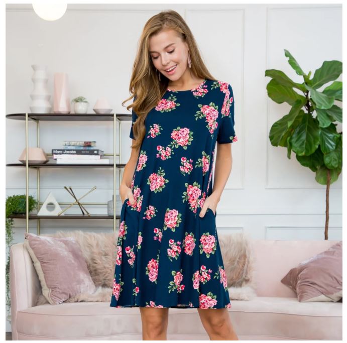 Floral Swing Pocket Dress was $37.99, NOW $16.99! - Become a Coupon Queen