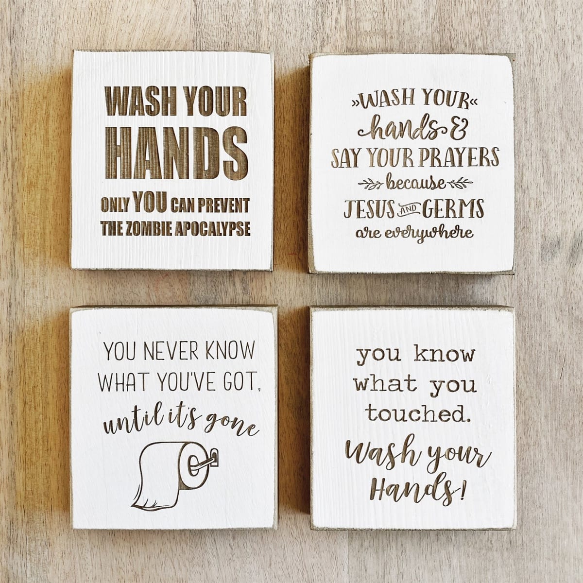 Set of 2 Funny Bathroom Signs Only $ Shipped! - Become a Coupon Queen