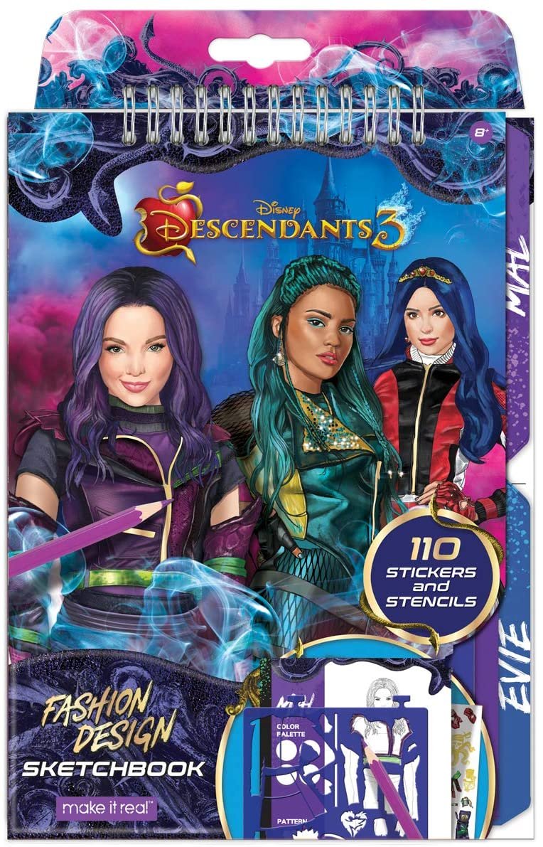 Disney Descendants 3 Fashion Design Sketchbook Only $9.99! - Become a ...