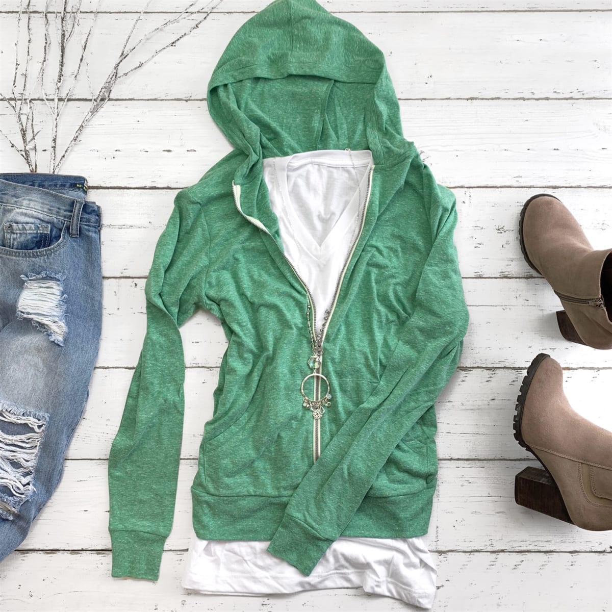 Frosted Tri Blend Hoodie was $24.99, NOW $15.99! - Become a Coupon Queen