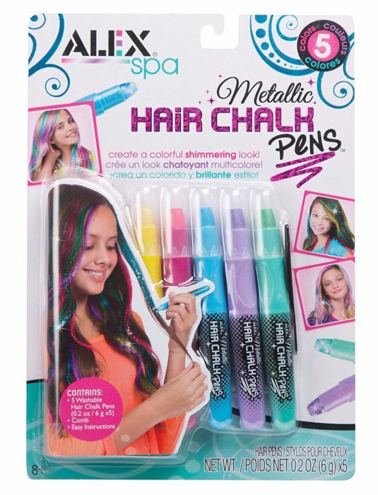 ALEX Toys Spa Metallic Hair Chalk Pens