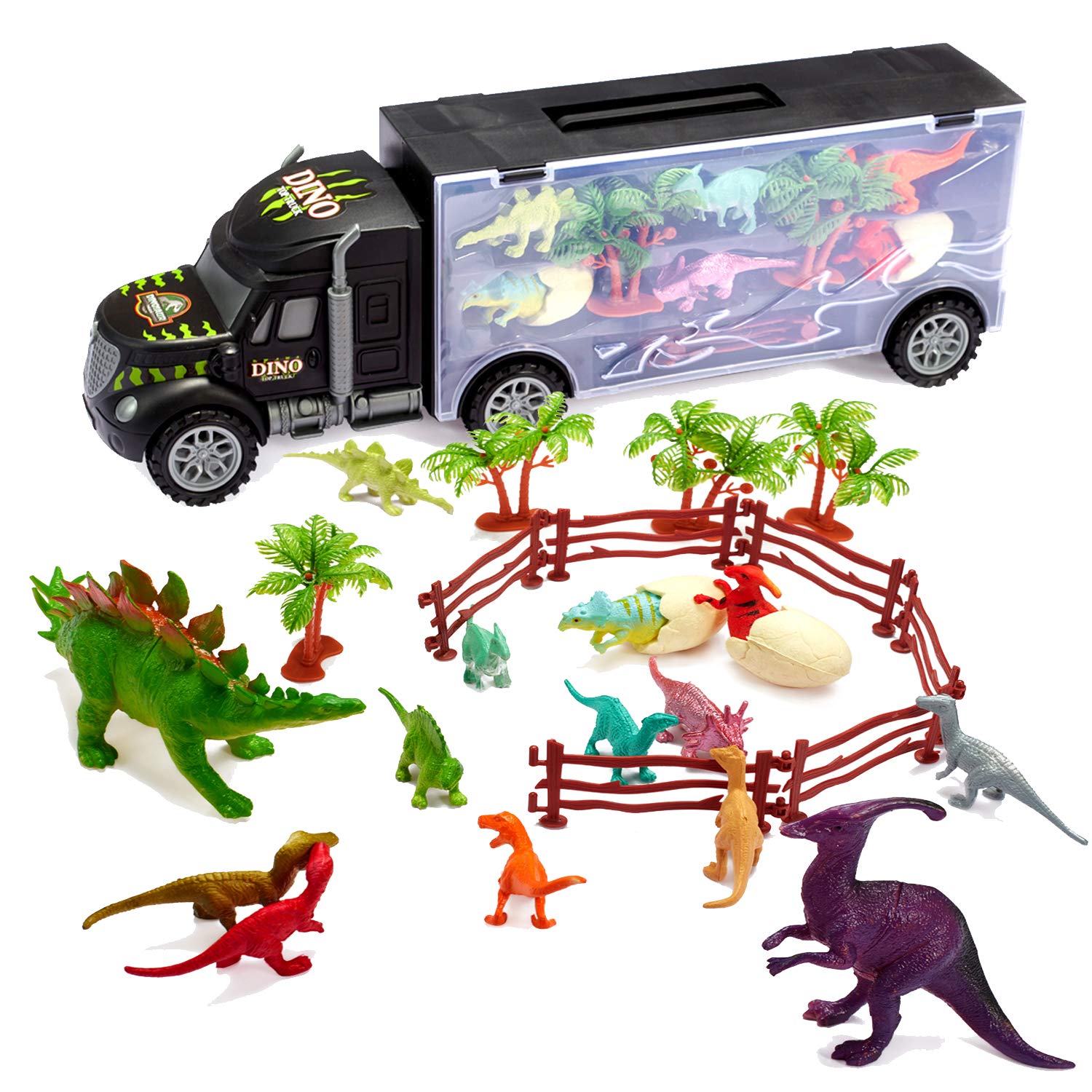 Dinosaur Transport Truck with Dino Toys Only $11.69! - Become a 
