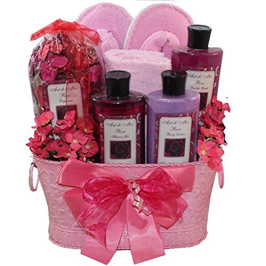 Perfectly Pampered Pink Spa Bath and Body Gift Basket Set Only $11.80 ...