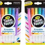 Crayola Take Note! Erasable Highlighters Only $4.98!