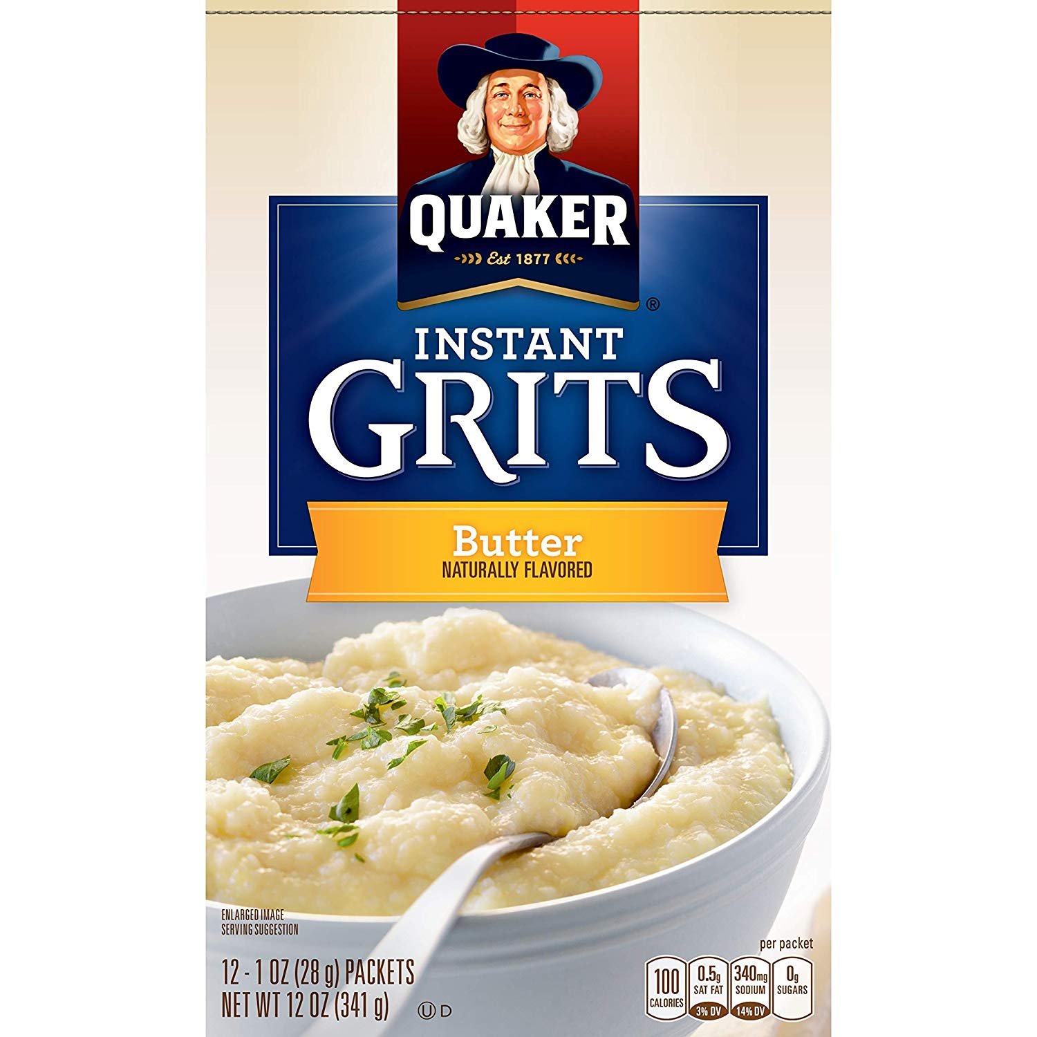 Quaker Oats Instant Grits Real Butter, 12 Ounce as low as 1.55