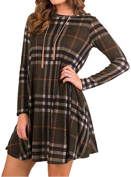 Plaid Tunic Dress Only $9.99! - Become a Coupon Queen