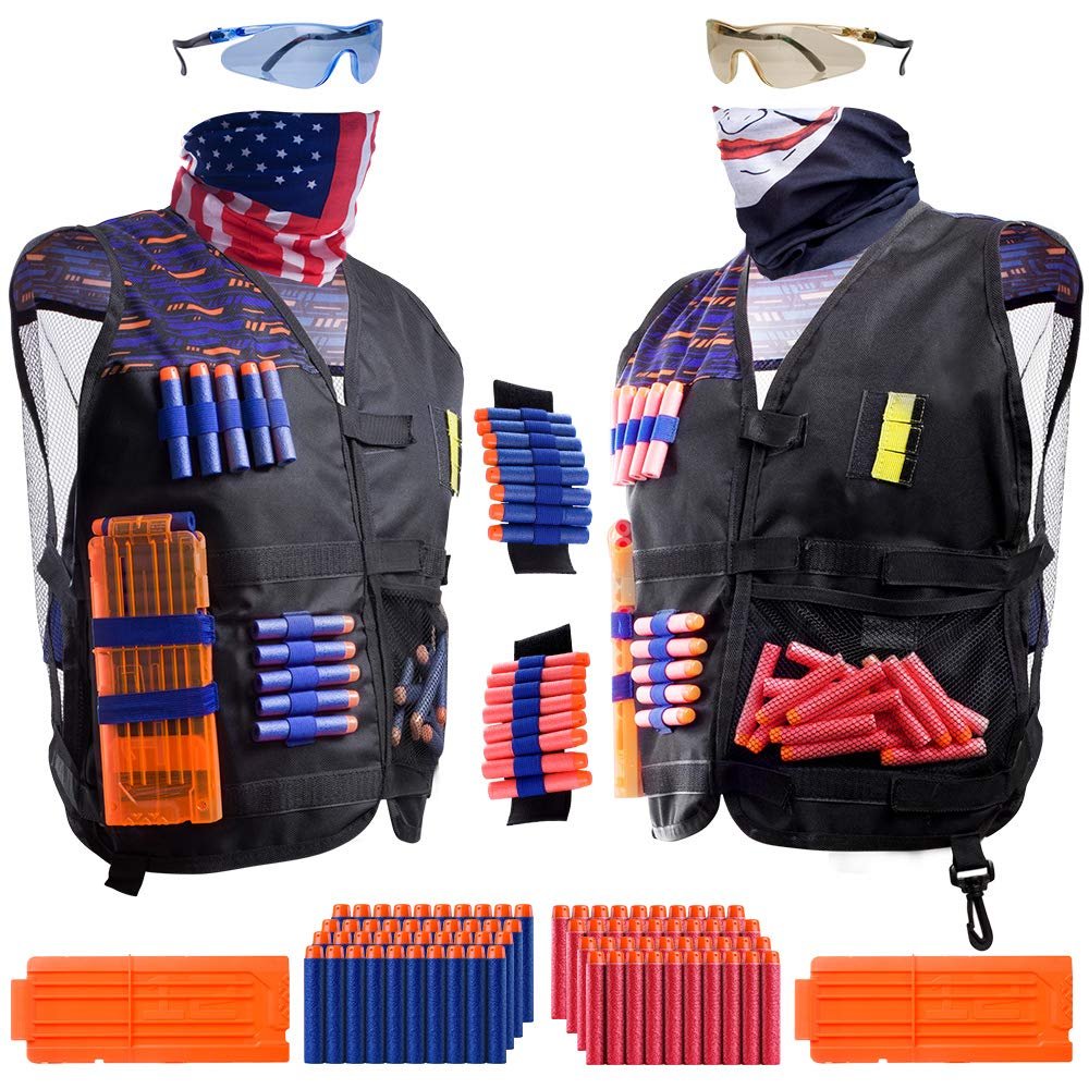 2 Pack Kids Tactical Vest Kit for Nerf War Only $12.15!! - Become a Coupon  Queen