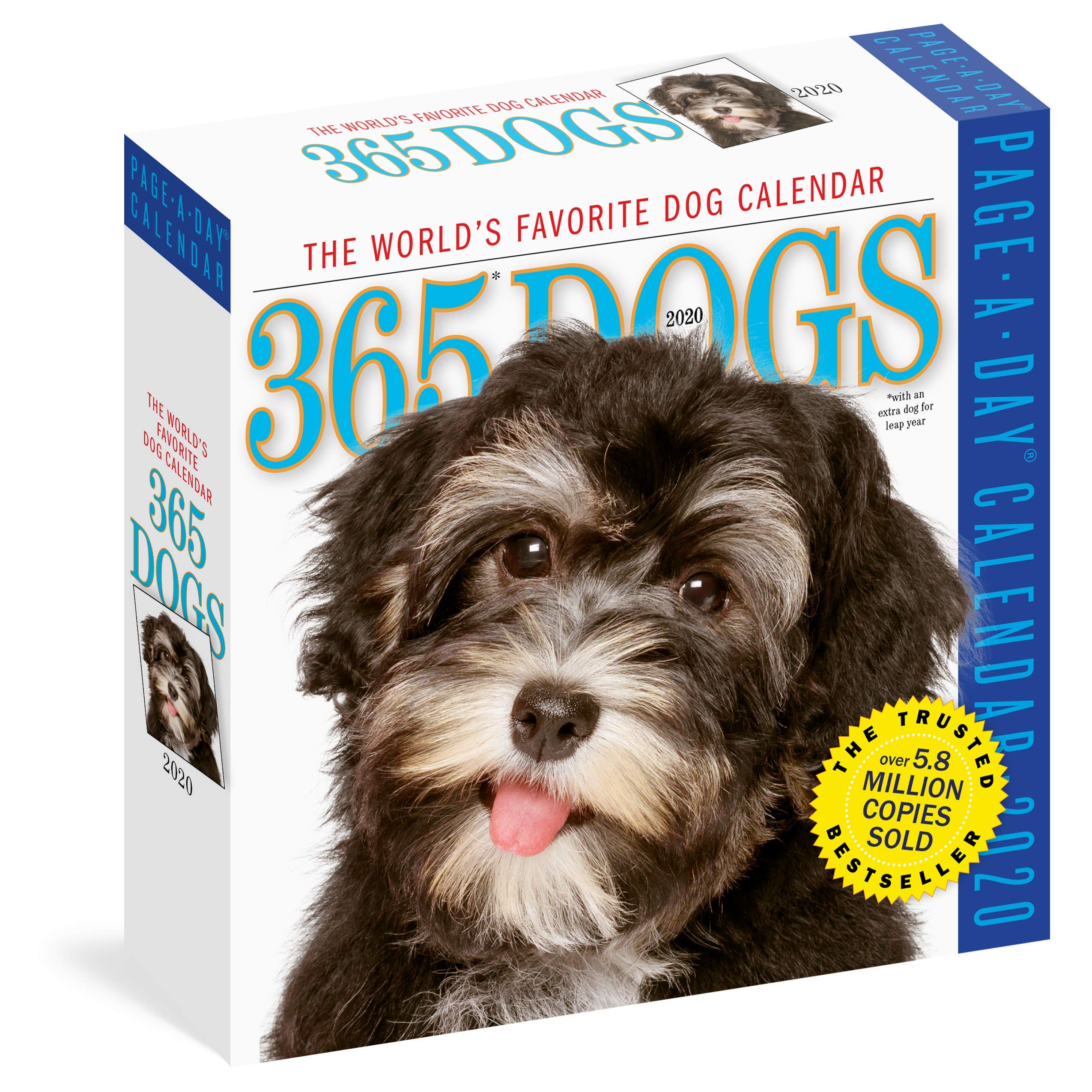 365 Dogs PageADay Calendar 2020 11.85! a Coupon Queen
