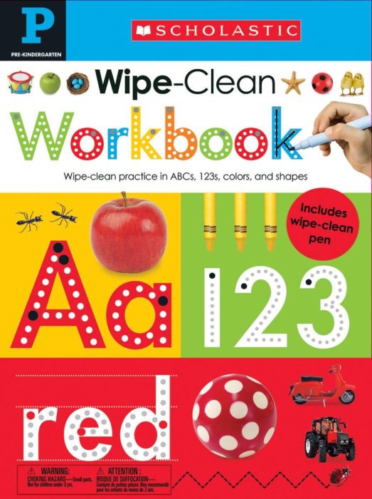 Scholastic Wipe-Clean Board Book
