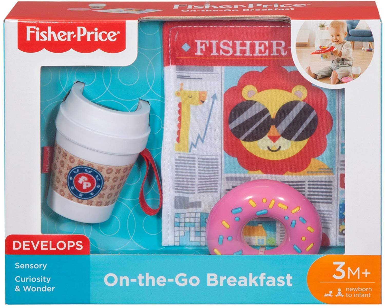 fisher price coffee cup teether target