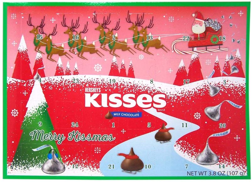 Hershey's Kisses Advent Calendar Only 13.39! a Coupon Queen
