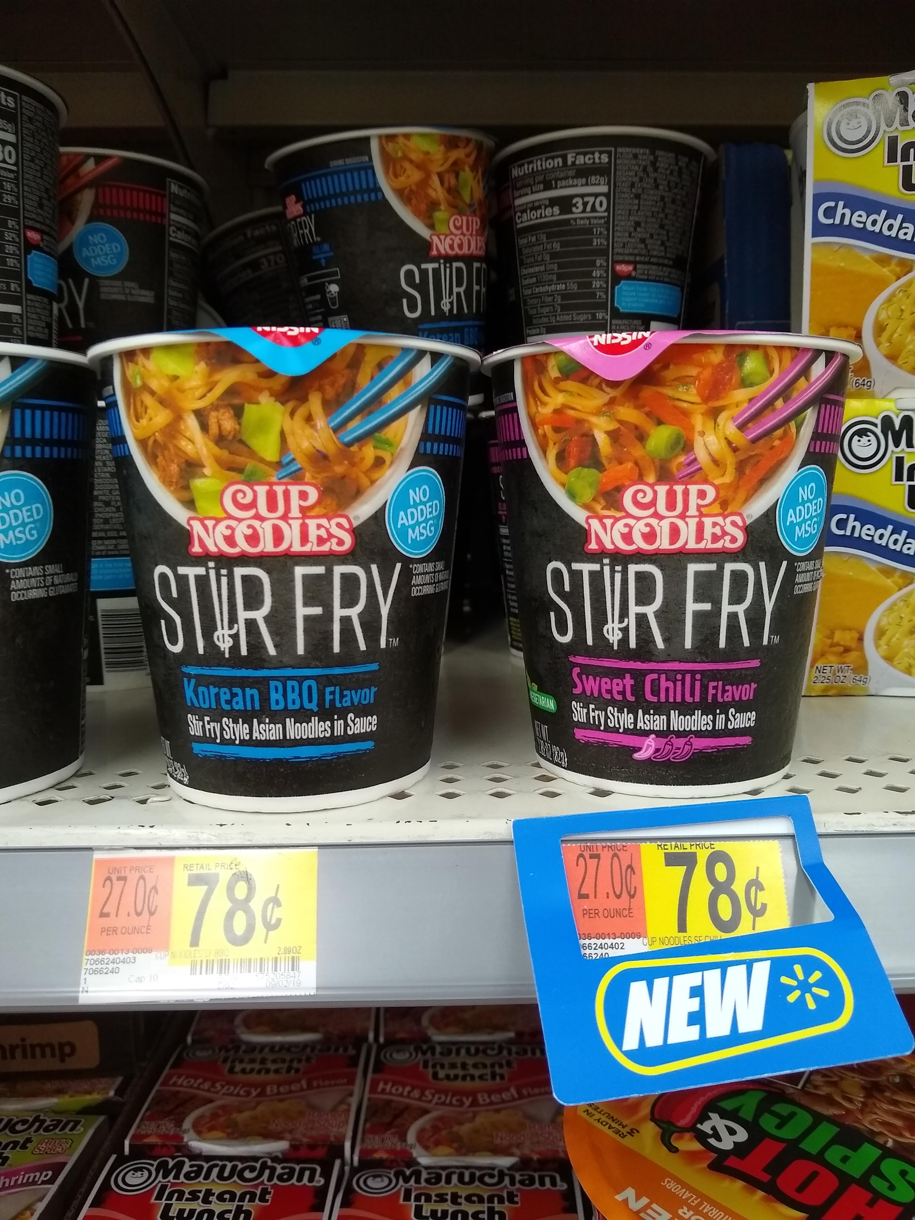 Walmart: Cup Noodles Stir Fry Only $0.03! - Become a Coupon Queen