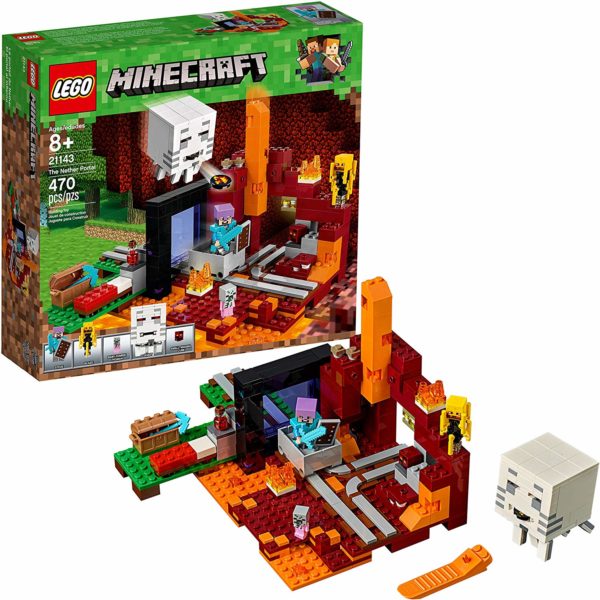 LEGO Minecraft The Nether Portal Building Kit (470 Pieces) was $39.99 ...