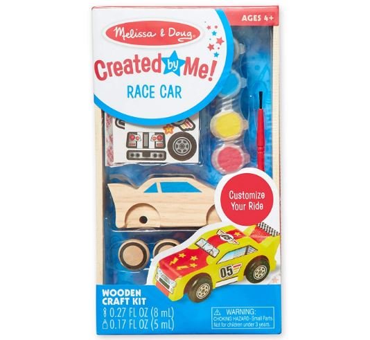 Race Car Wooden Craft Kit