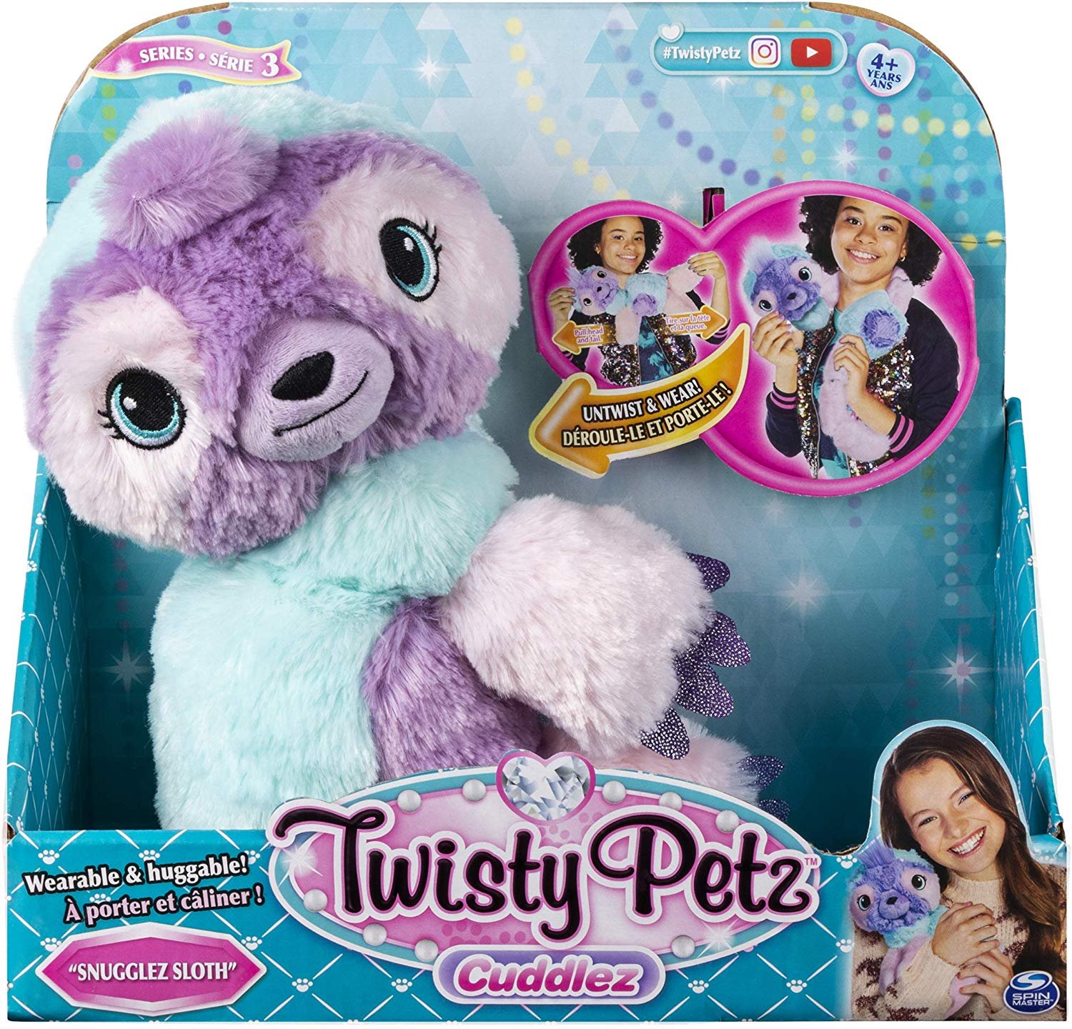 sloth twisty petz