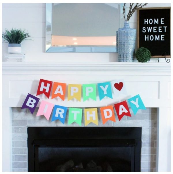 Happy Birthday Felt Banner Only $9.99 Shipped! - Become a Coupon Queen
