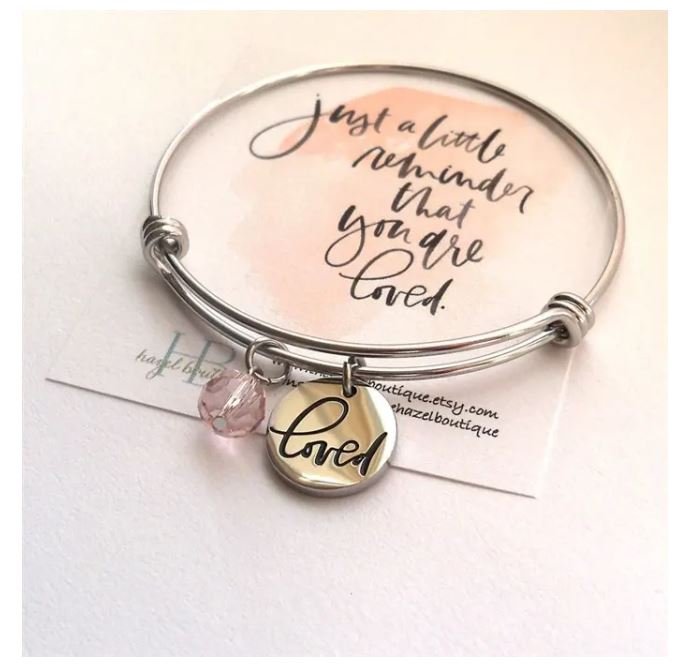 You Are Loved Bangle 9.99 Shipped! a Coupon Queen