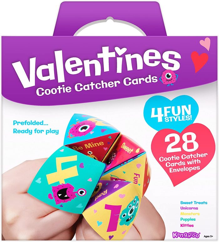 Cootie Catcher Valentine's Cards on Sale