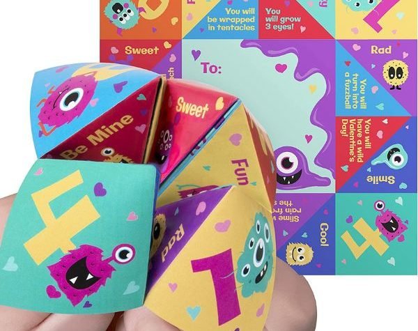 Cootie Catcher Valentine's Cards on Sale