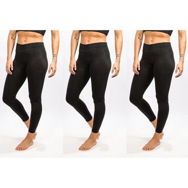 Women's Full Length Stretch Leggings 3 Pairs Only $6.00! - Become a ...