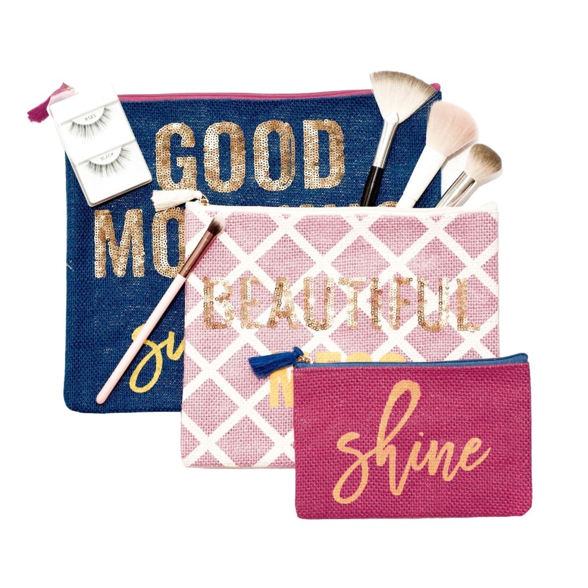 3Piece Cosmetic Bag Set Only 9.99 Shipped!