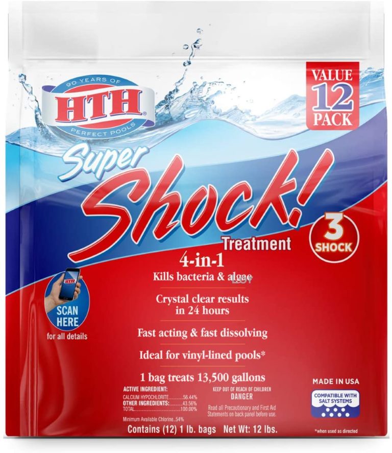 hth pool shock super green to blue shock system kit 52009