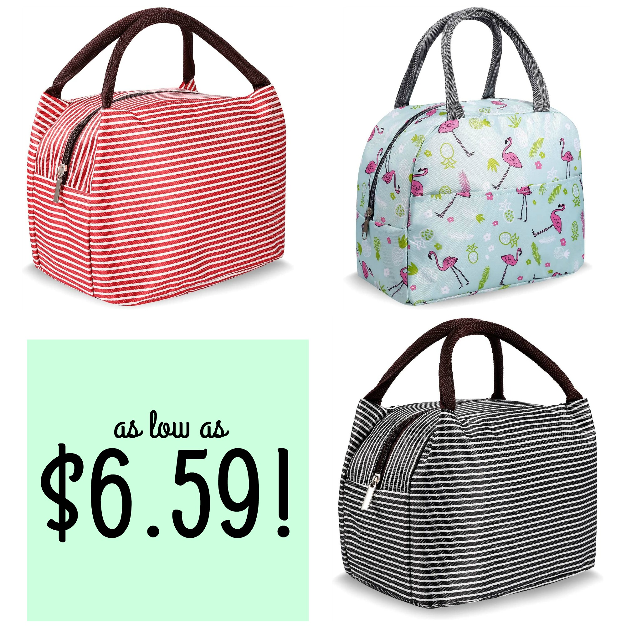 Insulated Zip Lunch Bag as low as $6.59! - Become a Coupon Queen