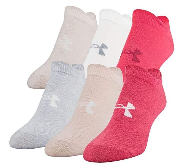 Under Armour Women's Essential No-Show Liner Socks (6 Pairs) as low as ...