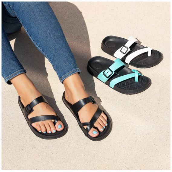 Cross Strap Foam Sandals - $17.99 Shipped! - Become a Coupon Queen