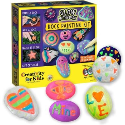Creativity for Kids Glow In The Dark Rock Painting Kit