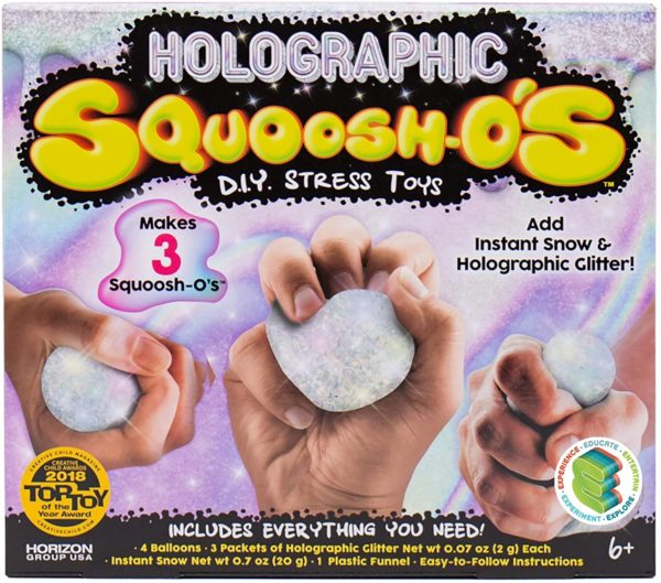 Squoosh-Os Holographic DIY Stress Ball Kit