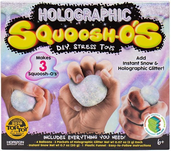 Squoosh-Os Holographic DIY Stress Ball Kit
