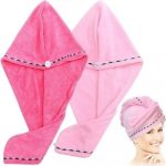 Microfiber Hair Towel Wraps 2-Pack Only $4.99!
