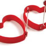 Set of 2 Heart Shaped Silicone Pancake Rings Only $6.99!