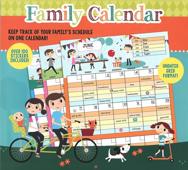 Family Wall Calendar Only $3 95 Become a Coupon Queen