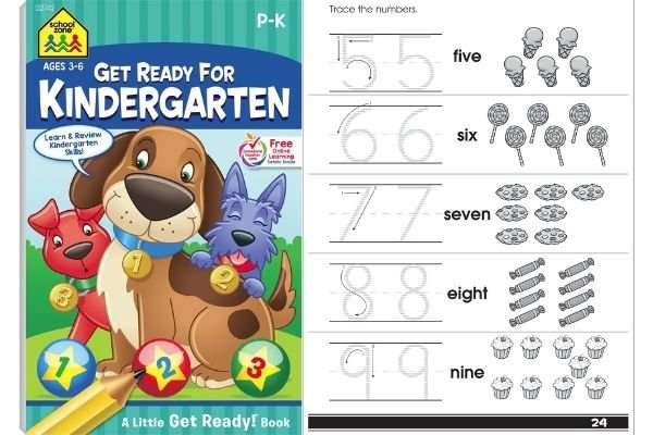 School Zone Get Ready for Kindergarten Workbook