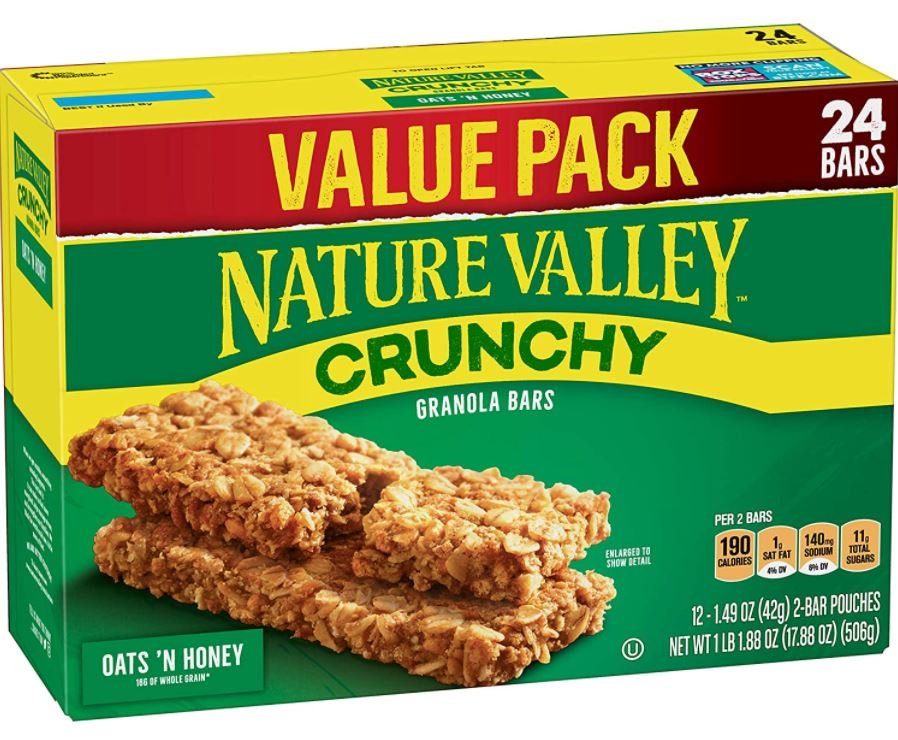 Nature Valley Granola Bars, Crunchy Oats 'n Honey 24-Count Only $2.40 ...