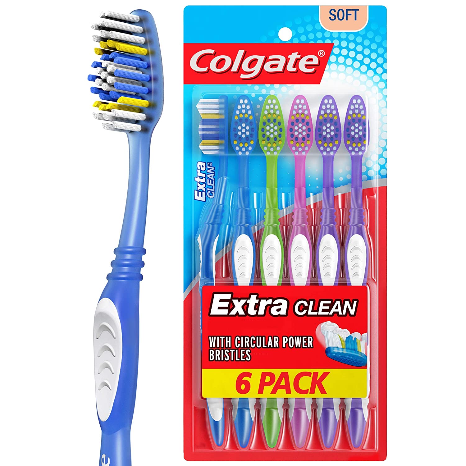 Colgate Extra Clean Toothbrushes 6 Pack As Low As 3 01